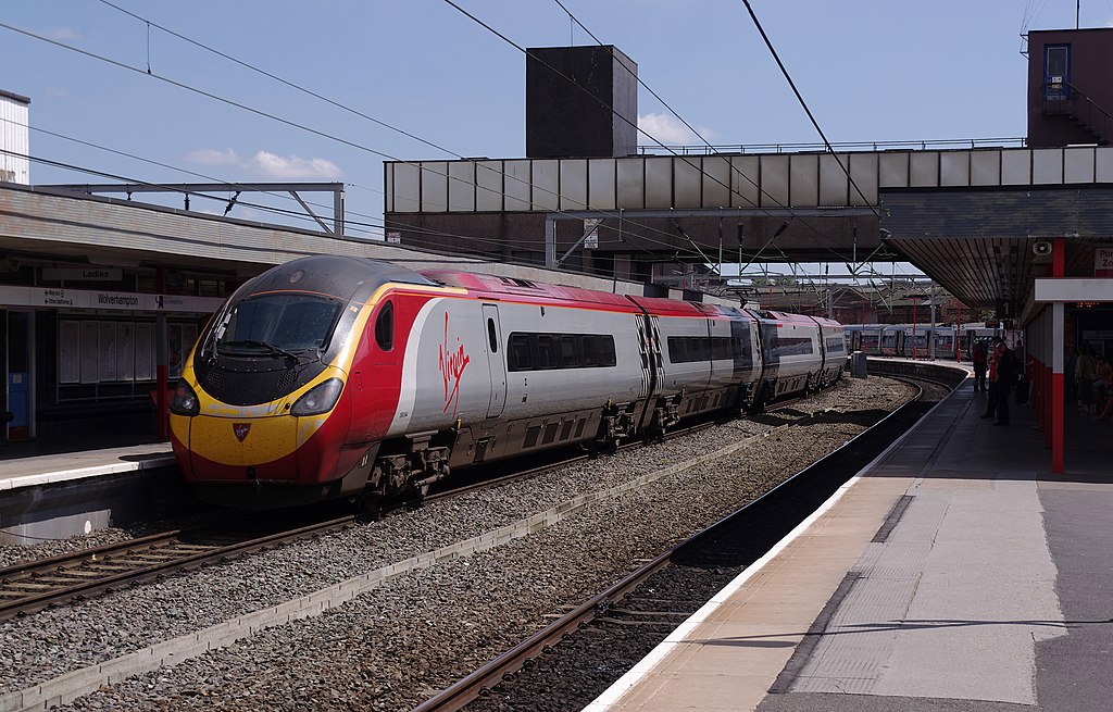 Train at Wolverhampton Station