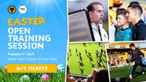 Tickets on sale for Easter Open Training
