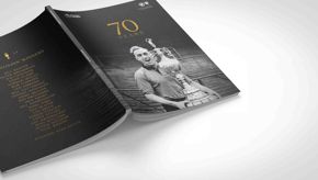 Souvenir programme celebrates 70-year anniversary 