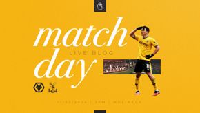 Matchday Blog | Wolves vs Crystal Palace