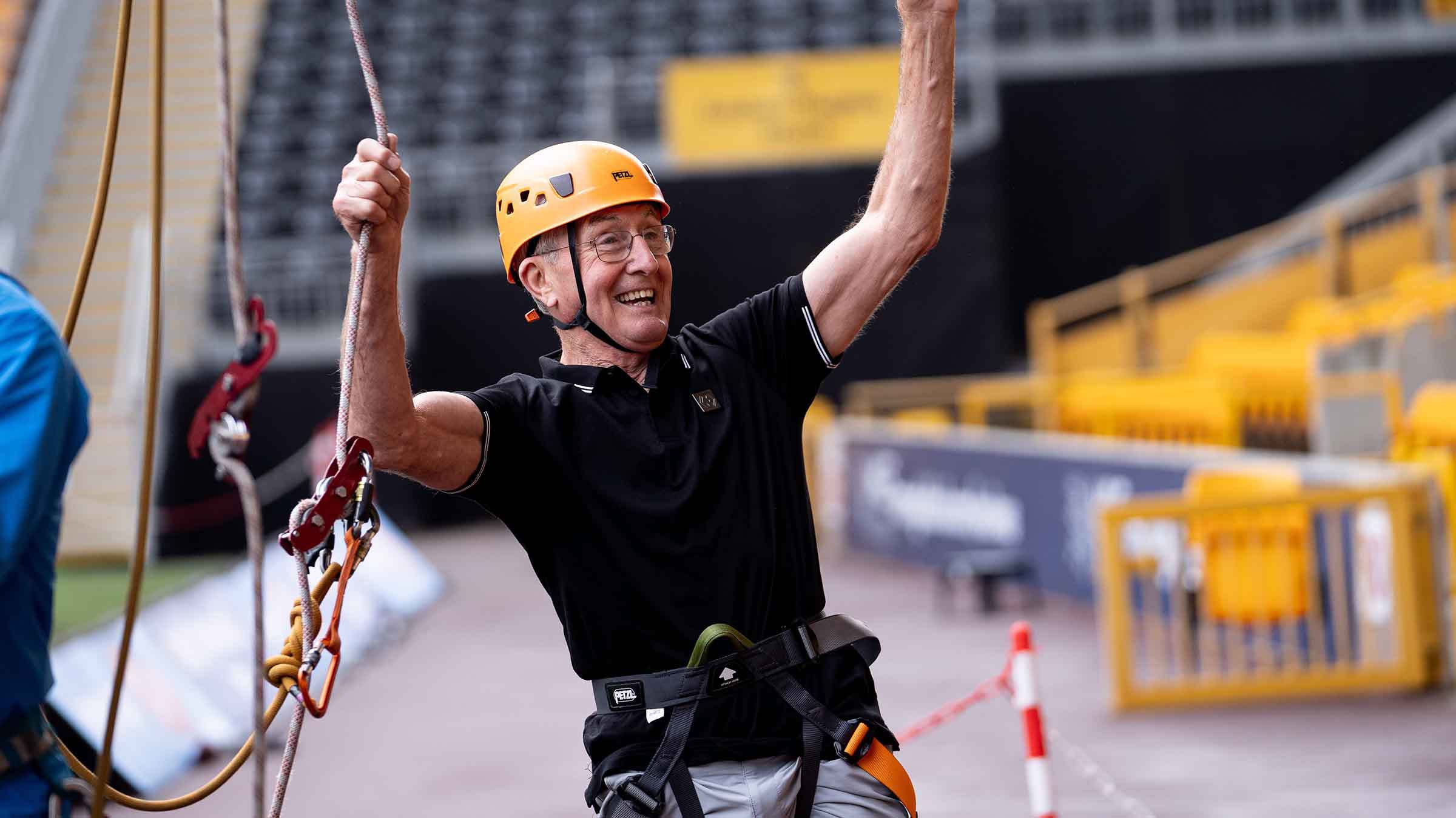 Fears conquered at Molineux Abseil | Foundation | News | Wolverhampton ...