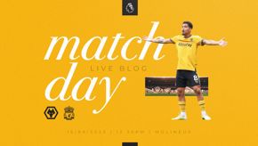 Matchday Blog | Wolves vs Liverpool