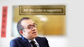 Jeff Shi: Letter to supporters 