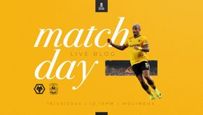 Matchday Blog | Wolves vs Coventry